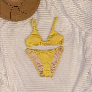 PacSun Yellow Bikini Set